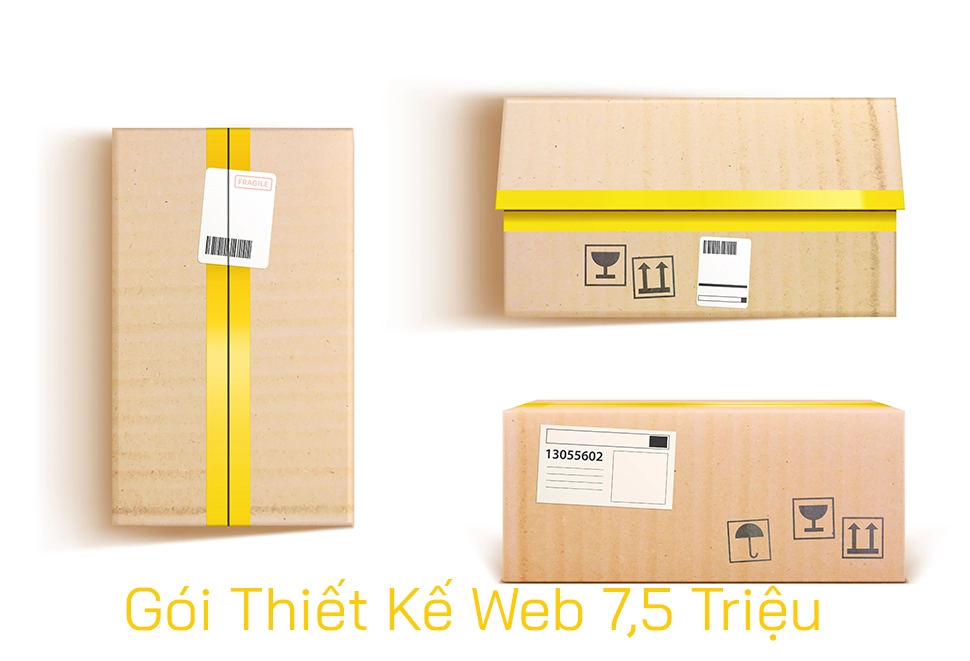 Gói Thiết Kế Web 7,5 Triệu